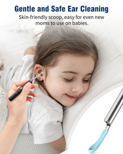 Ear Wax Removal, 1296P HD Camera, KEKOY Ear Cleaner Wireless Ear Cleaning Otoscope with 13 Pcs Kit