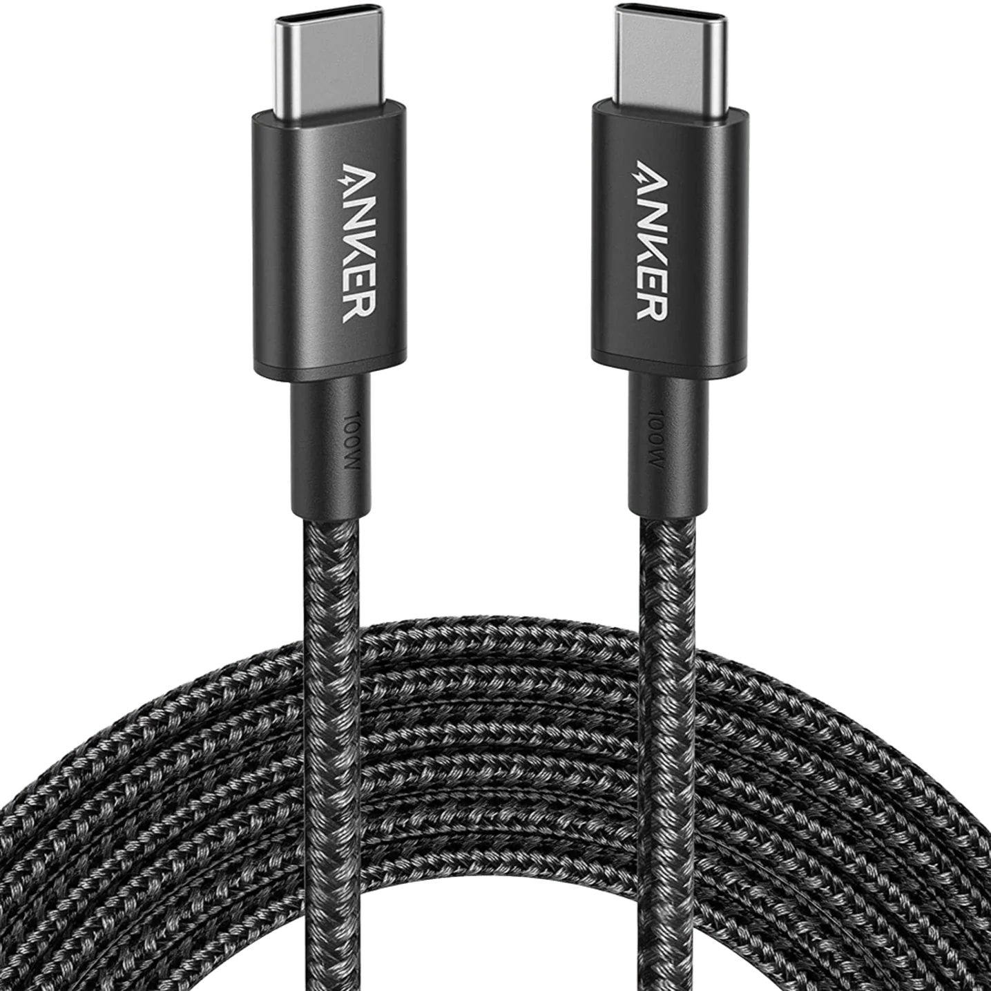 New Nylon USB-C to USB-C 100W Cable (10ft)