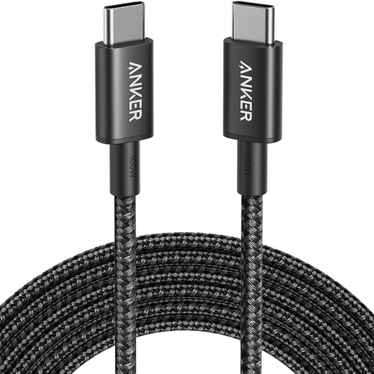 New Nylon USB-C to USB-C 100W Cable (10ft)